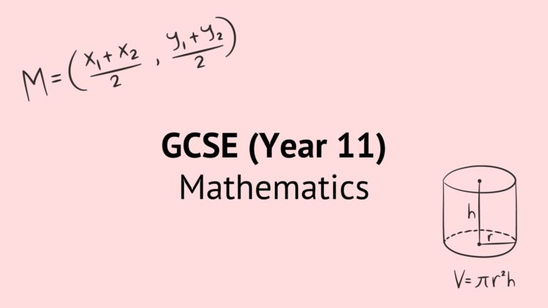 GCSE Maths (School Yr. 11) – Free course