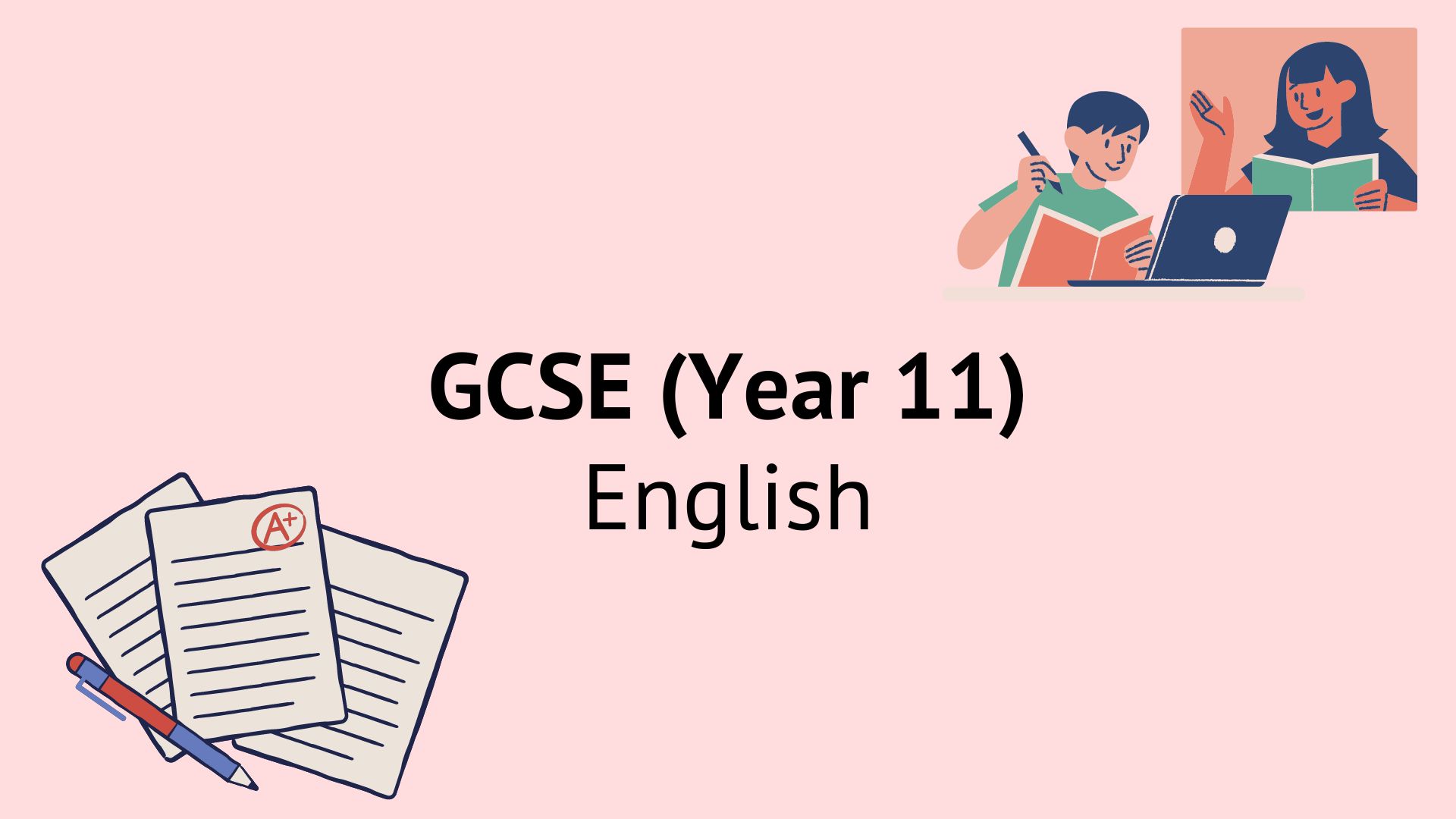 GCSE English (School Yr. 11) – Free course