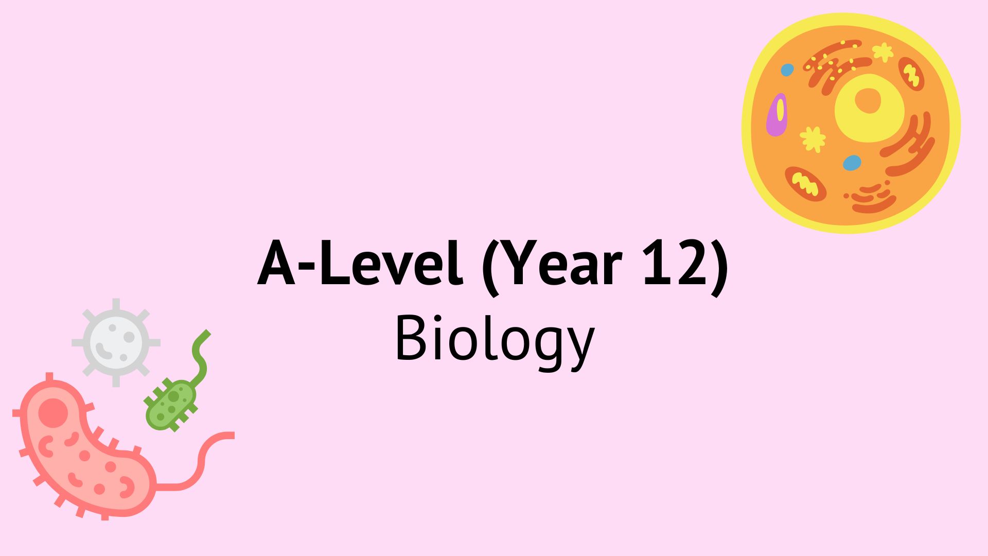 AS Biology (School Yr. 12)