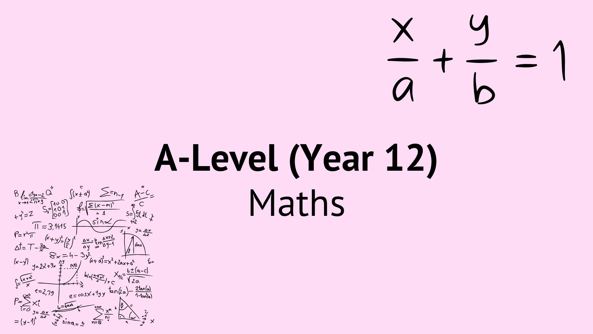 AS Maths (School Yr. 12)